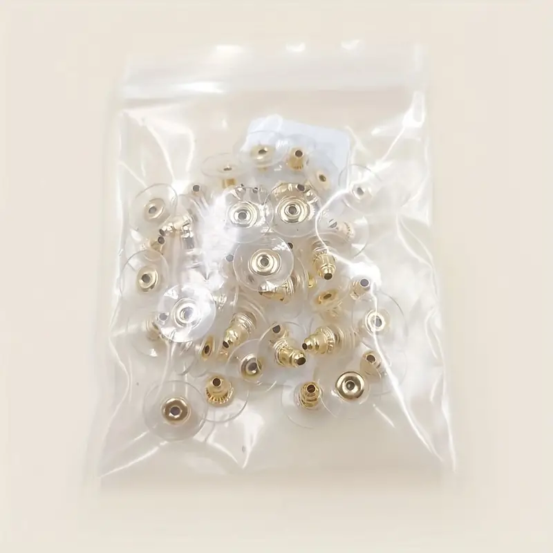 About Earring Pin Backs Accessories Metal Earring Back Pad - Temu