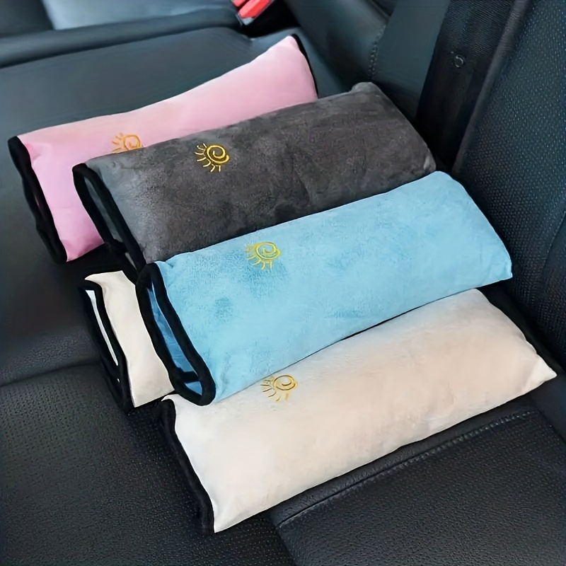 Comprar Funda de almohadas para cinturones de seguridad de coche para chico  y bebé, posicionador de sueño para viaje, protección para cinturón de  seguridad automático, cojín de felpa ajustable