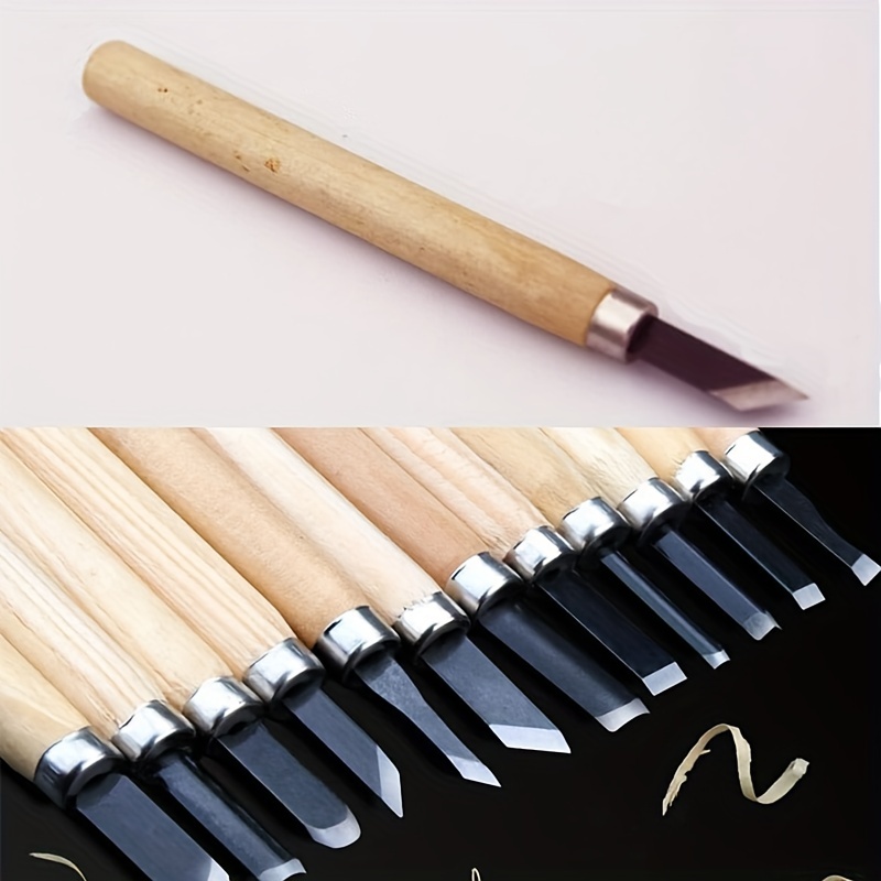 Wood Carving Kit Wood Carving Tools Hand Carving Knife Set - Temu