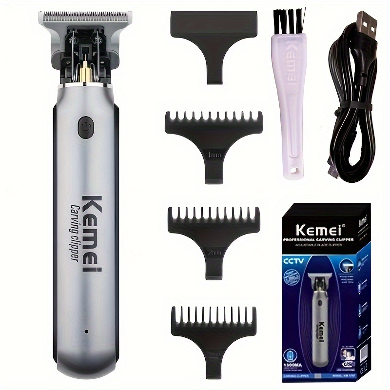 Kemei/km 1931 Professional Hair Clipper Hollowed Blade - Temu