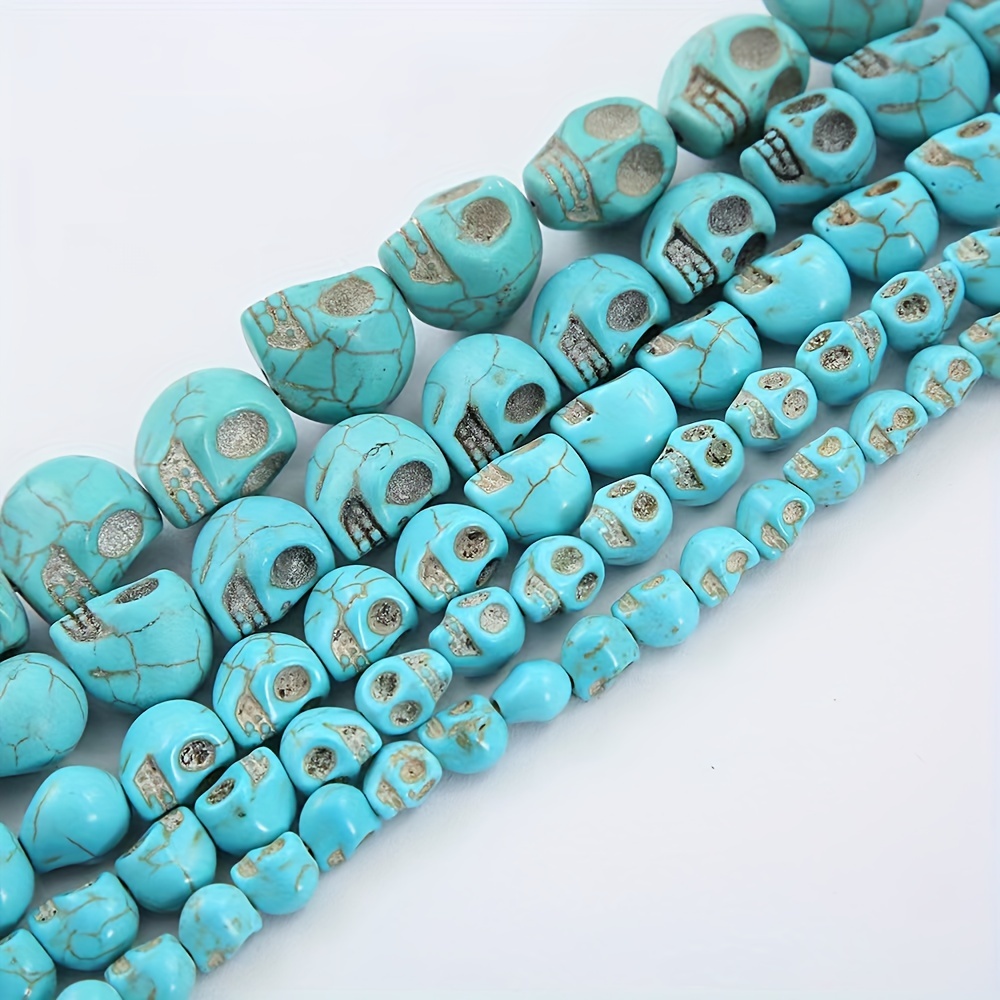 Turquoise Semi finished Bead String Combined With Turquoise - Temu