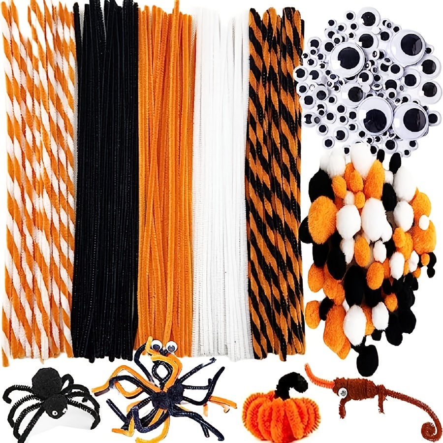 Craft Pipe Cleaners 80 gram (~100 Pieces) 10 Colors - 30 cm (12