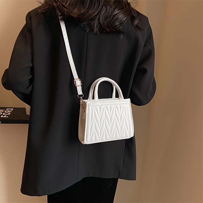 Mini Fashion Quilted Crossbody Bag, Vintage Shoulder Bag, Women's
