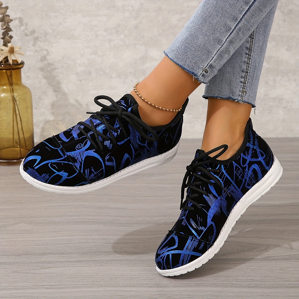 Scarpe basse hot sale blu donna