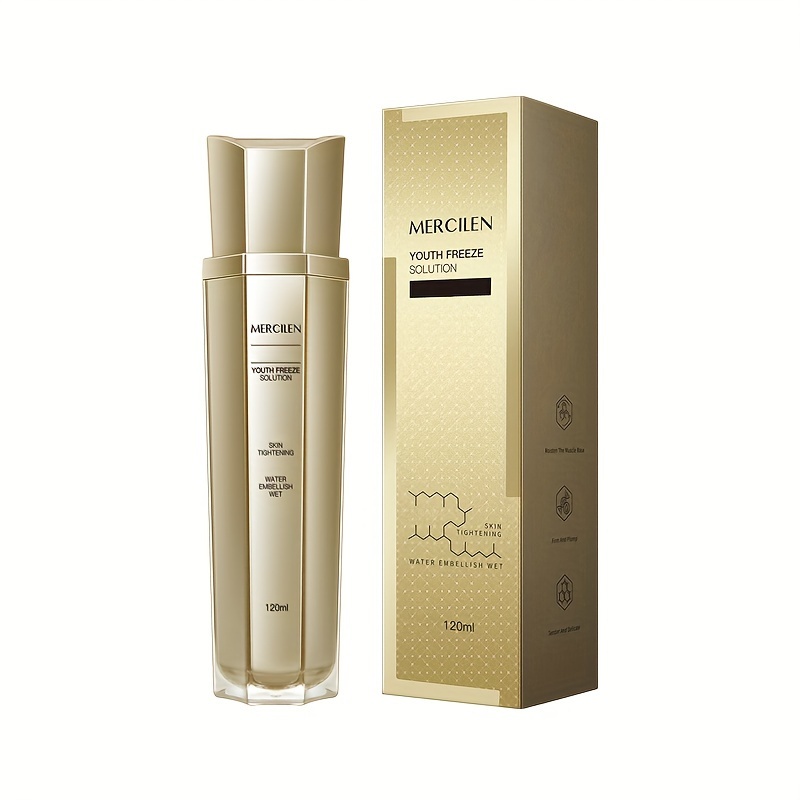 MERCILEN Collagen Boosting Makeup Spray - Hydrating & Moisturizing with Shea Butter, Hyaluronic Acid & Niacinamide, Fragrance-Free for All Light Beige Types, Men & Women, Daily Skincare, Sleek Bottle Design, Niacinamide Enriched