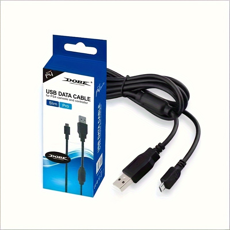 Generic USB Data Cable pour Playstation 4 Slim et Pro 2 Mètres PS4