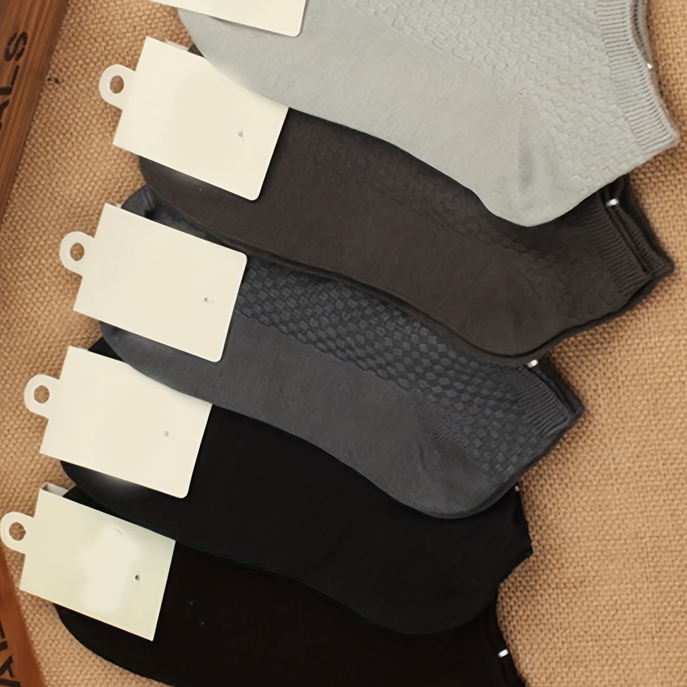 5 Pares Calcetines Casuales En Color Negro Hombre Suaves - Temu Mexico