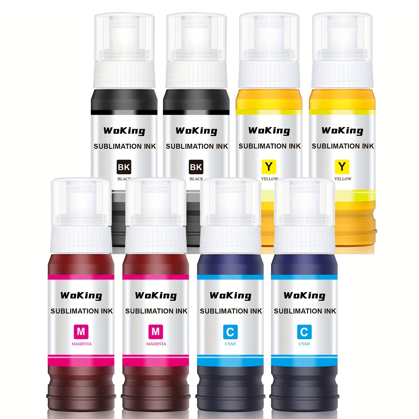  Hiipoo Sublimation Ink for Supertank Inkjet Printers