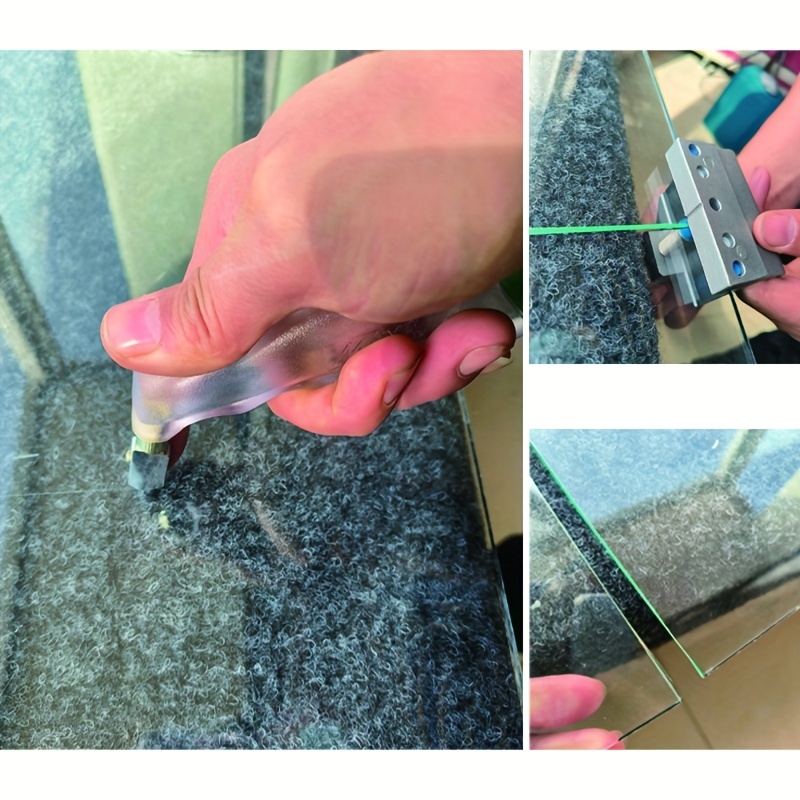 Glass Cutter Pistol Grip Handheld Glass Cutting Tool Set Detachable Tile Mirror Cutting Tool for Glass Cutting/Tiles/Mirror/Mosaic/Window
