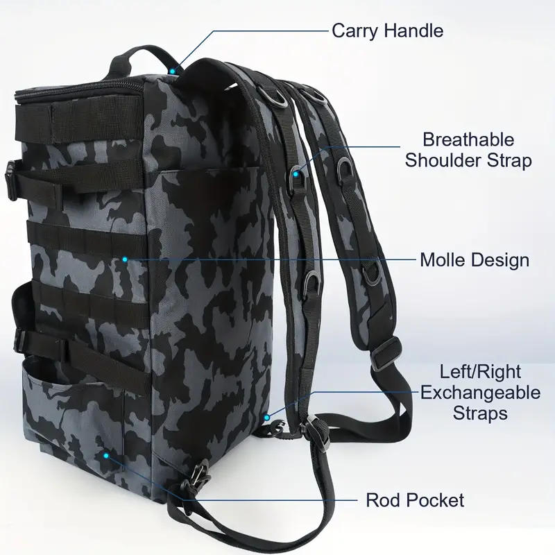 Portable Fishing Tackle Storage Bag Multifunctional Fishing - Temu