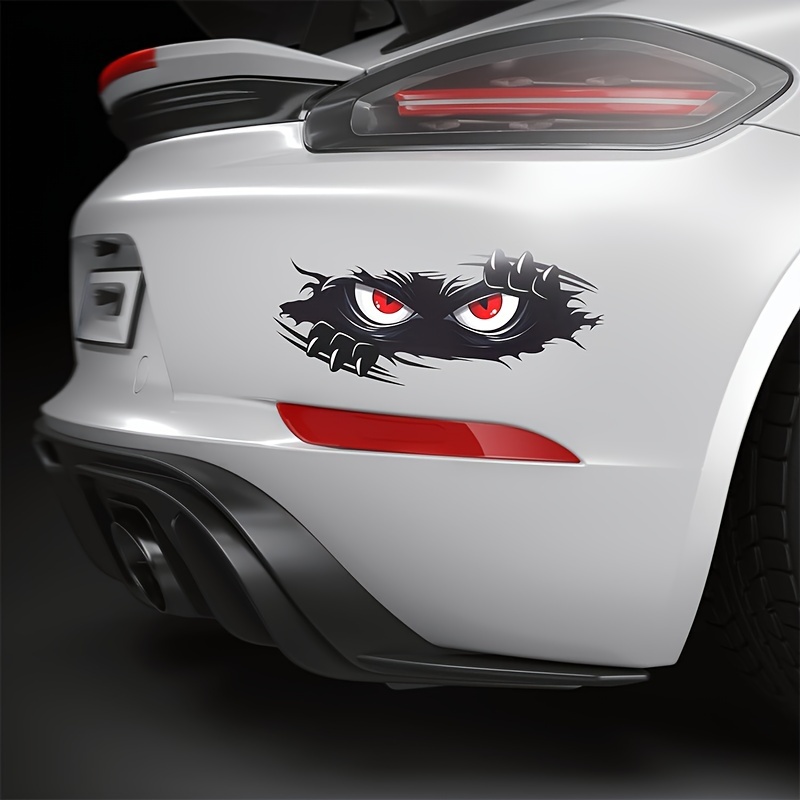 Peek a boo Monster Angry Eyes Car Decals Funny Monster - Temu