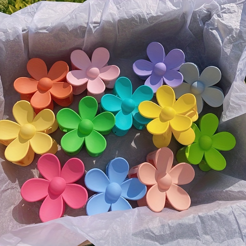 Clip Color Caramelo Cabello Forma Flor, Accesorios Cabello, Opción Ideal  Regalos - Color Escoger, Alta Calidad Asequible