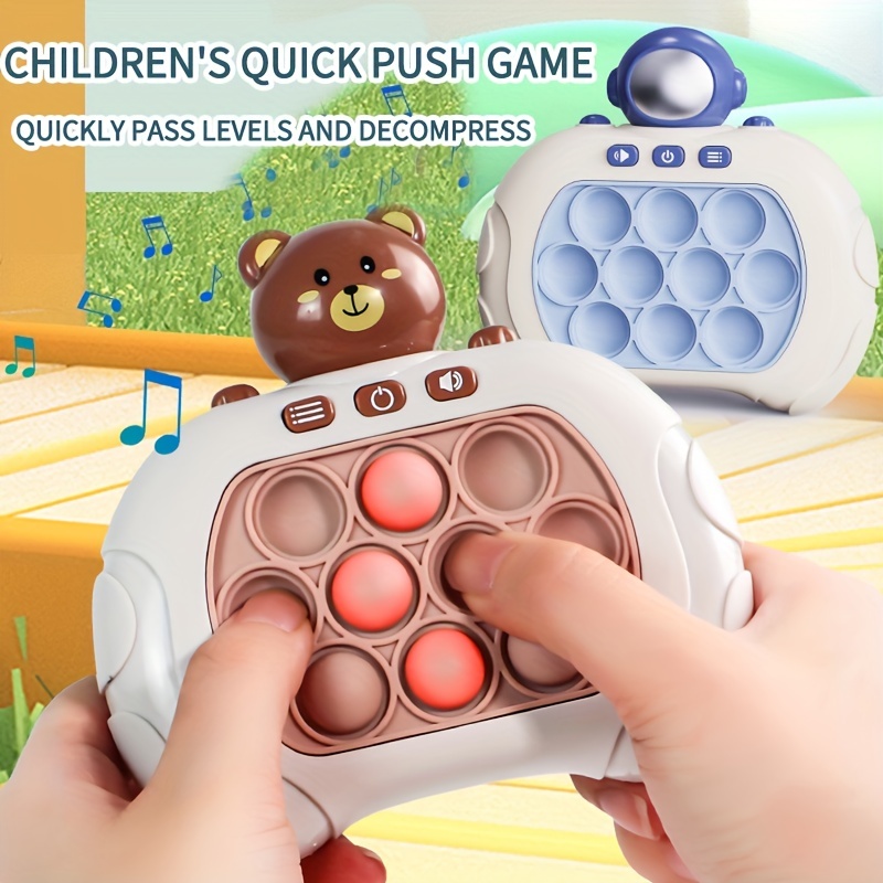 Jogo Competitivo Quick Push Bubble, Console Series Fidget Toy