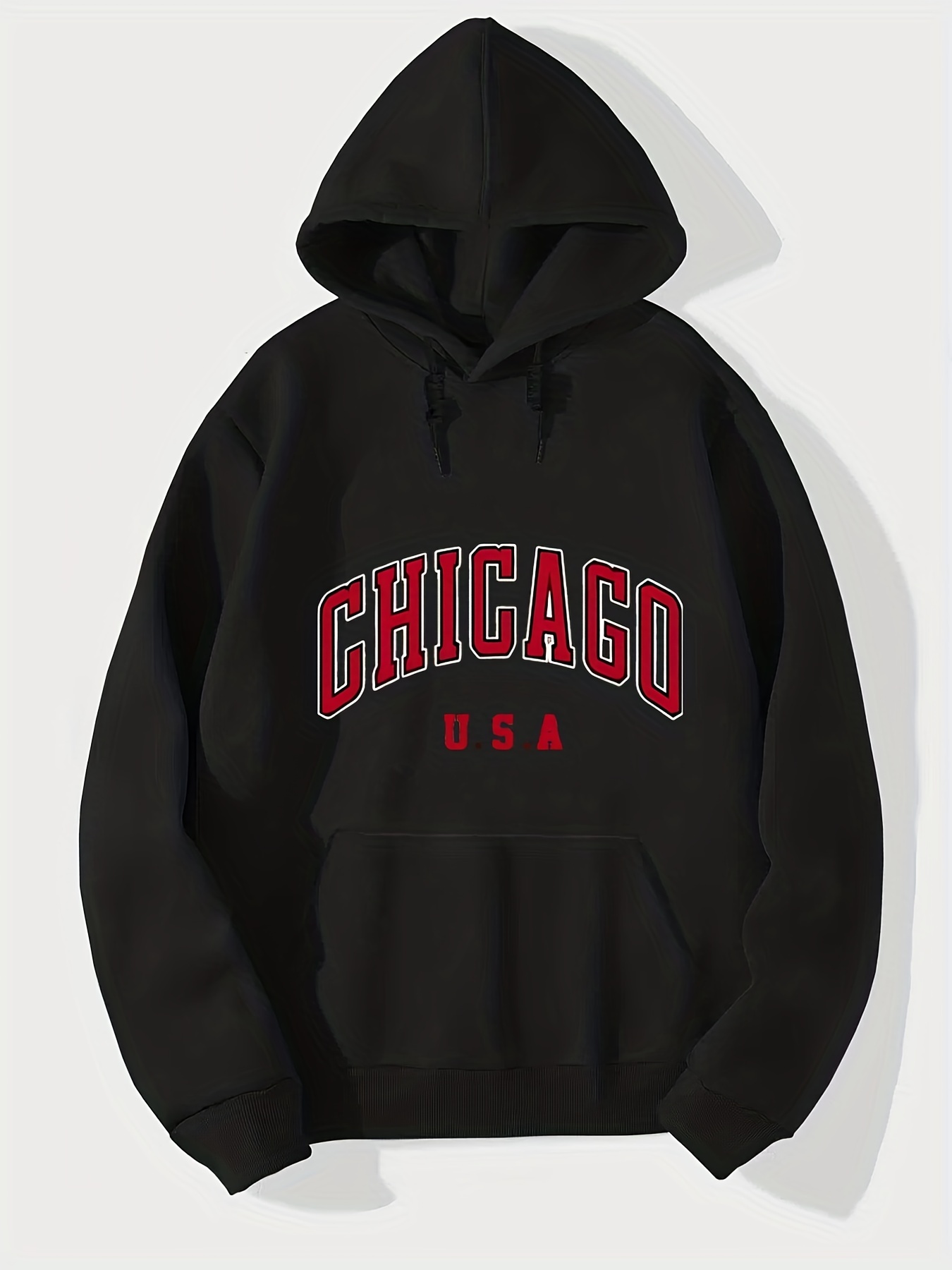 Men's Chicago Bulls Print Hoodie Sweatshirt