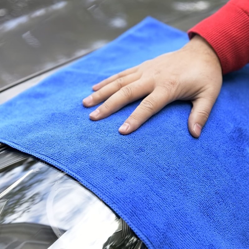 2Pcs Car Drying Towel, 27.6*11.8'' Professional Microfiber Car Cleaning  Towel, Scratch-free Strong Water Absorption Cloth For Car, SUV, RV, Truck