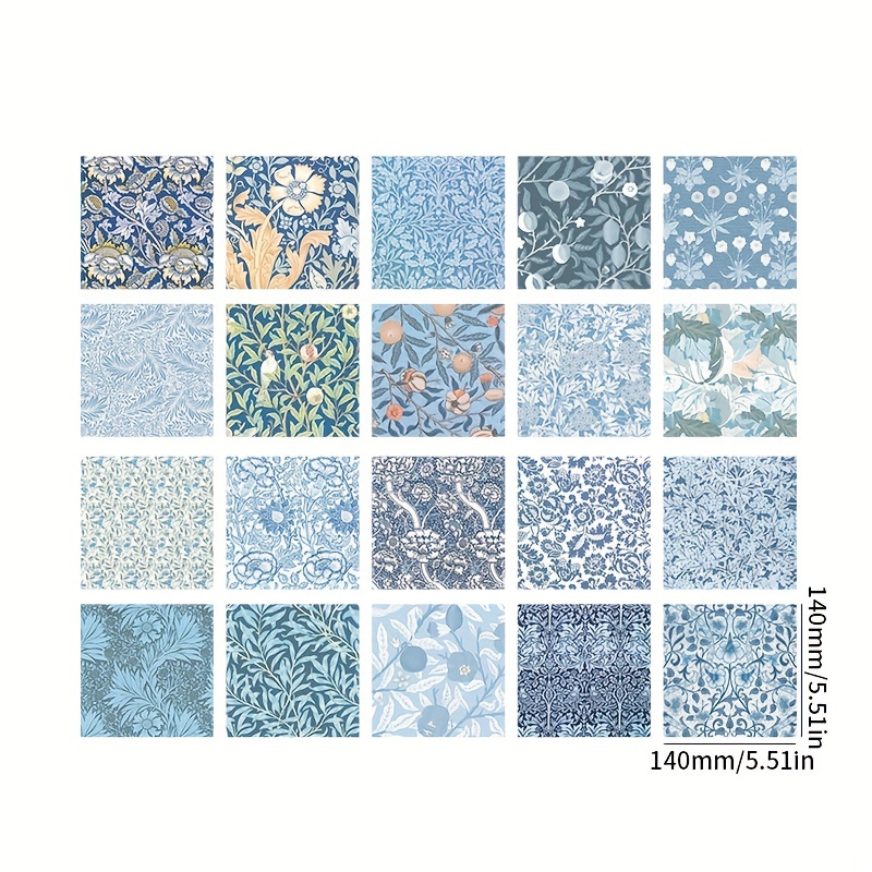 Material Paper - The Great Artist Series Morris Theme Lace Scrapbook Paper