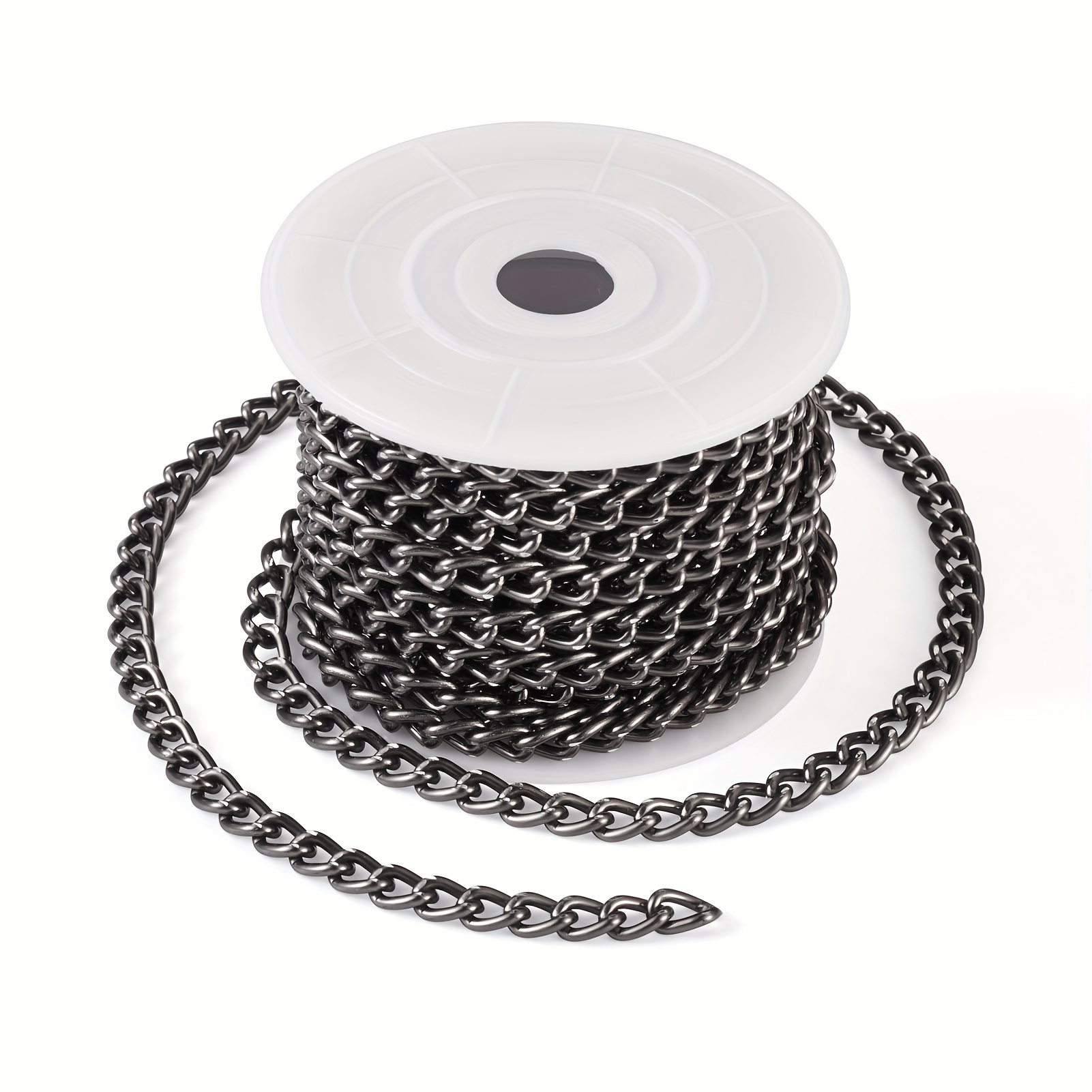Alloy Curb Chains, Twisted Link Chains, Metal Craft Chain, Diy