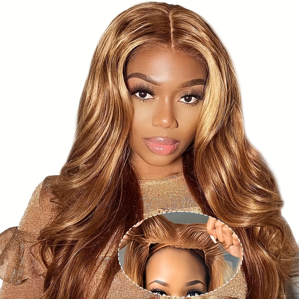 180% Density Body Wave Lace Front Wigs Human Hair Pre cut - Temu