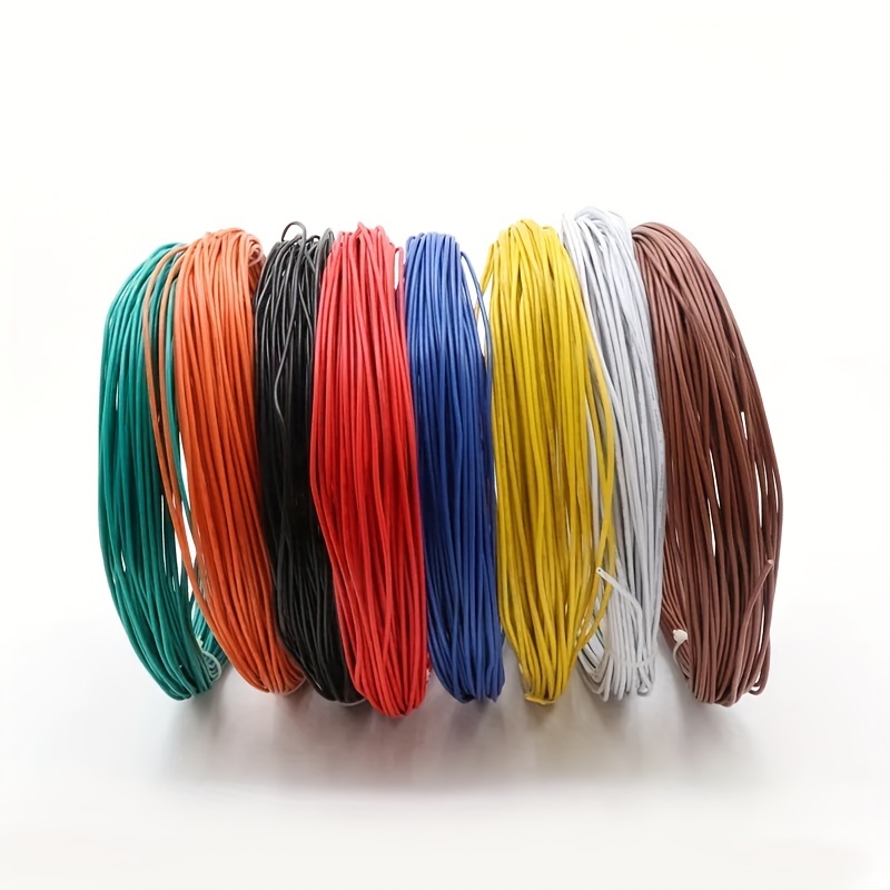 Made in USA - 22 AWG, 7 Strand, 100' OAL, Tinned Copper Hook Up Wire -  55994446 - MSC Industrial Supply