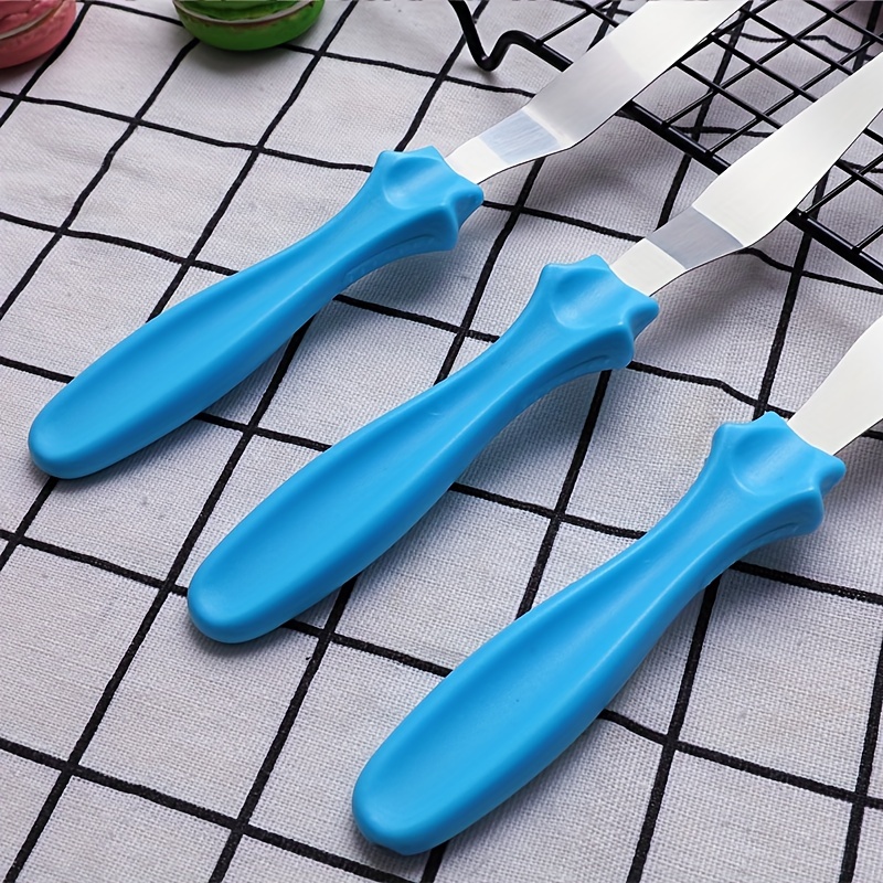 Icing Spatulas, Food Grade Cake Decorating Frosting Spatulas, Including  Cake Scraper, Stainless Steel Cake Angled Offset Spatulas, Baking Tools,  Kitchen Accessories - Temu