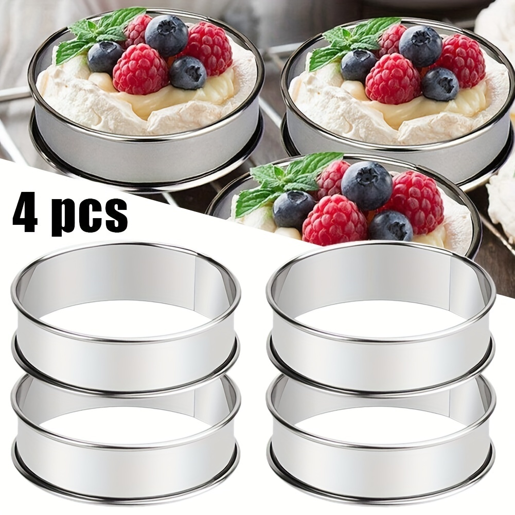 Stainless Steel Crumpet Rings English Muffin Rings Tart - Temu