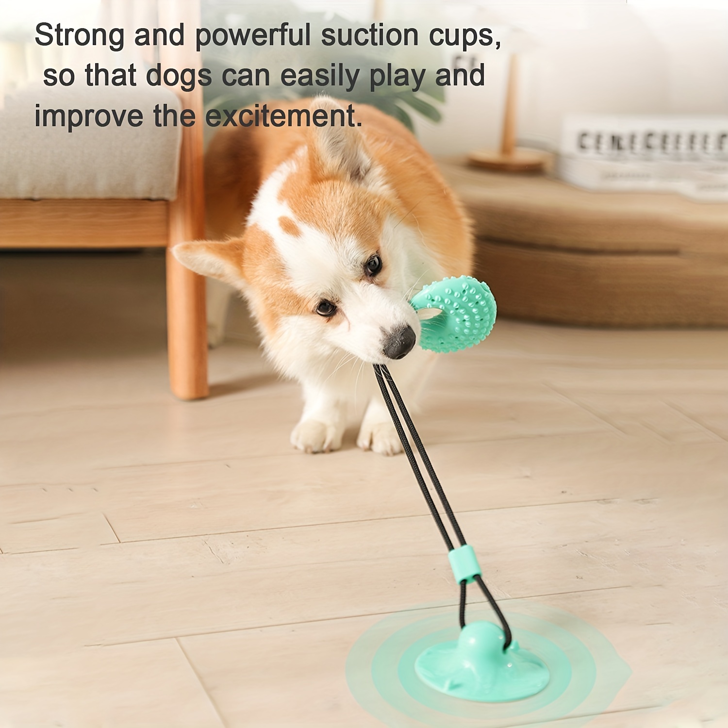 Dog Tug Toy Suction Toys For Aggressive Chewers Puppy Training