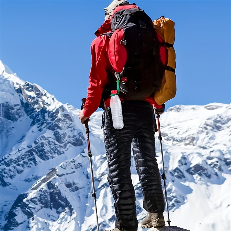 Portable Silicone Water Bottle Buckle Carabiner Backpack Buckle