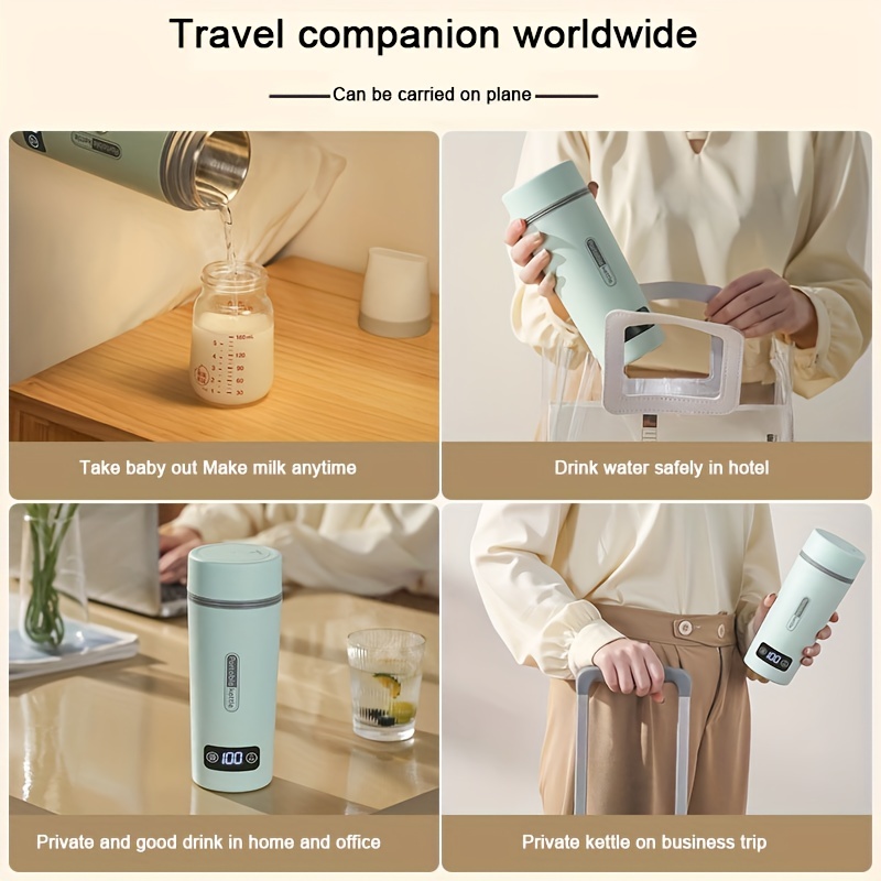 Portable Car Office Home Electric Kettle, 12v 24v Large Truck Electric Water  Cup, Portable Water Boiler - Temu Canada