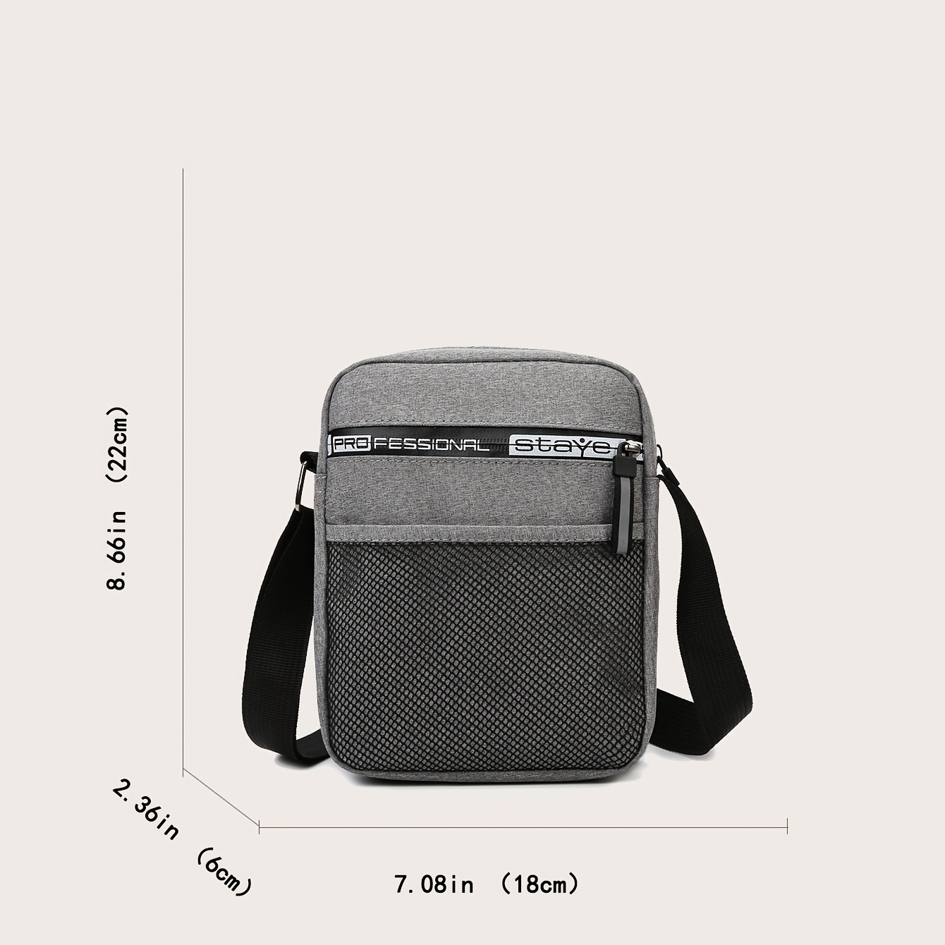 New Messenger Bag Nylon Canvas Cashier Bag Fashion Mens Mobile Phone Bag -  Clothing, Shoes & Jewelry - Temu