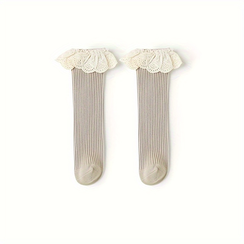 Image of Children's Lace Calf Socks