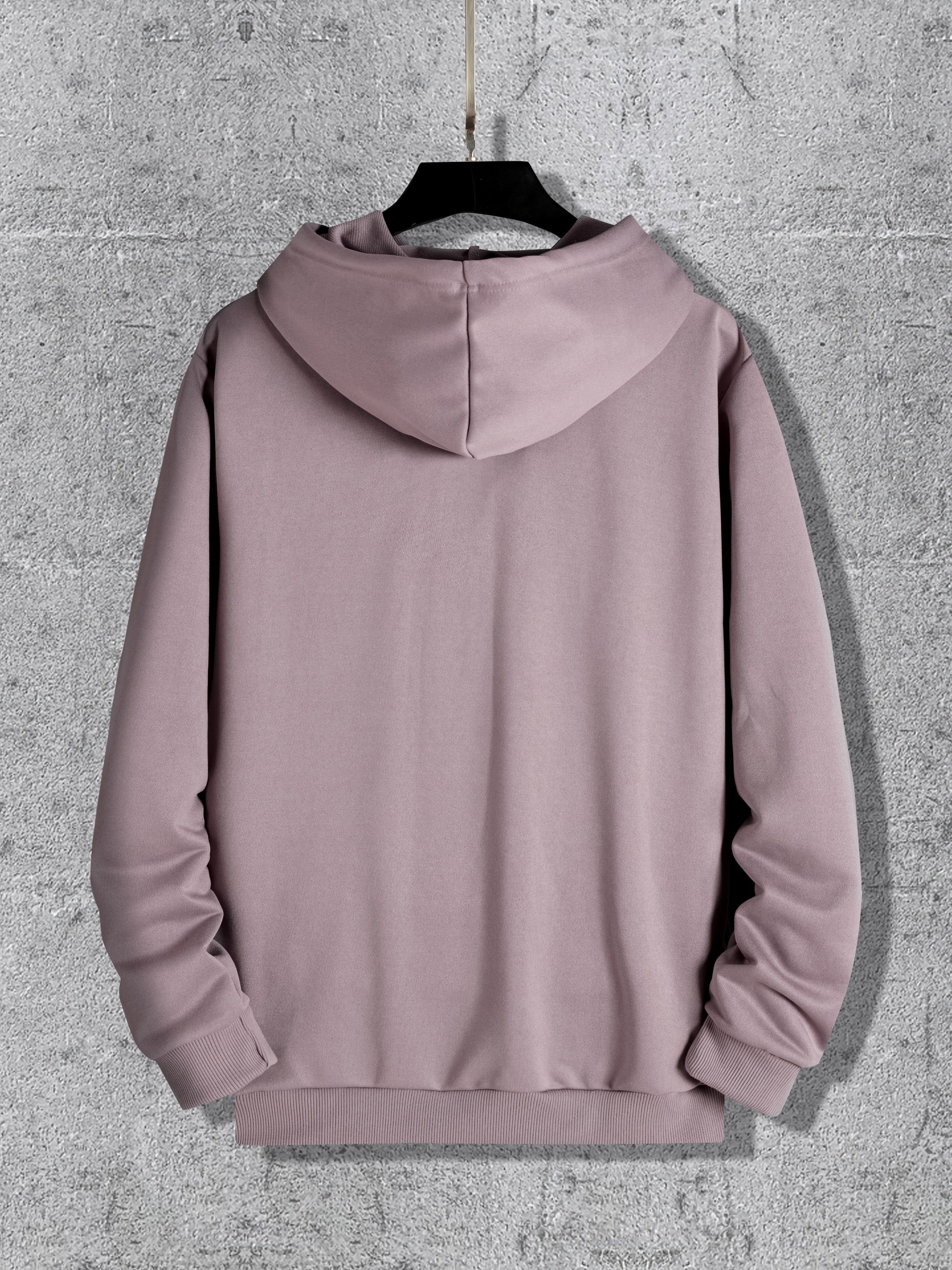 Basic colored zip-up neck sweatshirt