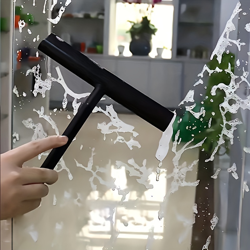 Window Washing Squeegee,All-Purpose Glass Shower Door Squeegee - Portable  Window Squeegee, 11.22-Inch Streak-Free Glass Wiper for Car Glass, Shower