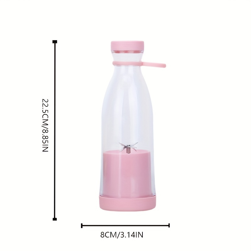 1pc fruit juicer cup portable household wine bottle juicer small portable multifunctional juice maker handheld mixing cup details 2