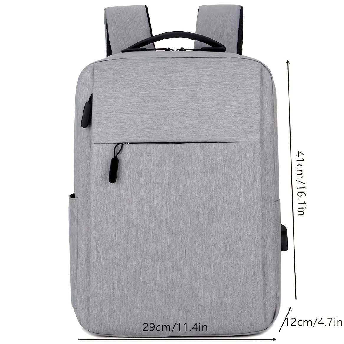 1pc business commuter computer bag travel book bag casual backpack with usb charging port sports backpack 1