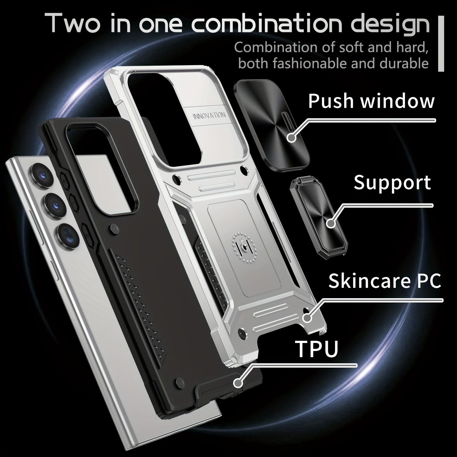 Samsung Galaxy S23 Ultra 5G Case Vertical and Horizontal Support