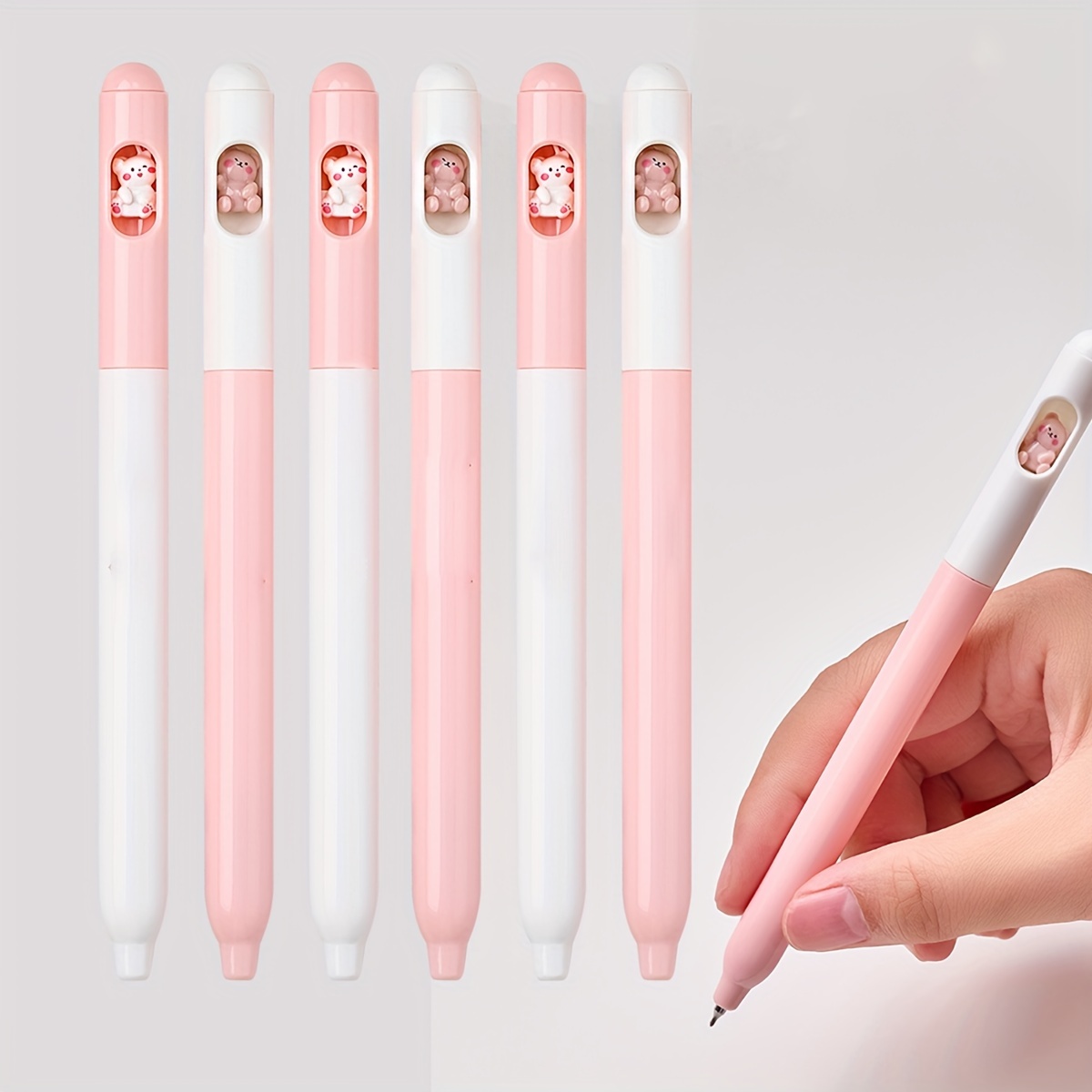 9pcs, Gel Pens, 0.5mm, Kawaii Stationary, Cute Pens, Sign Pen, Gel