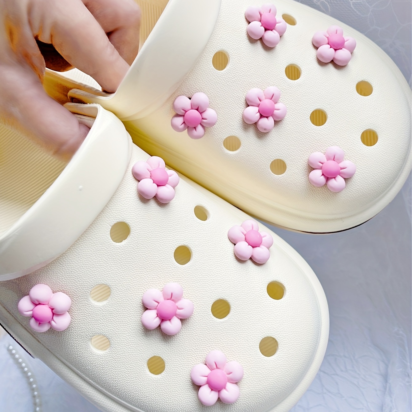Flower Shoe Charms Cute Flower Designer Shoe Charms - Temu Germany