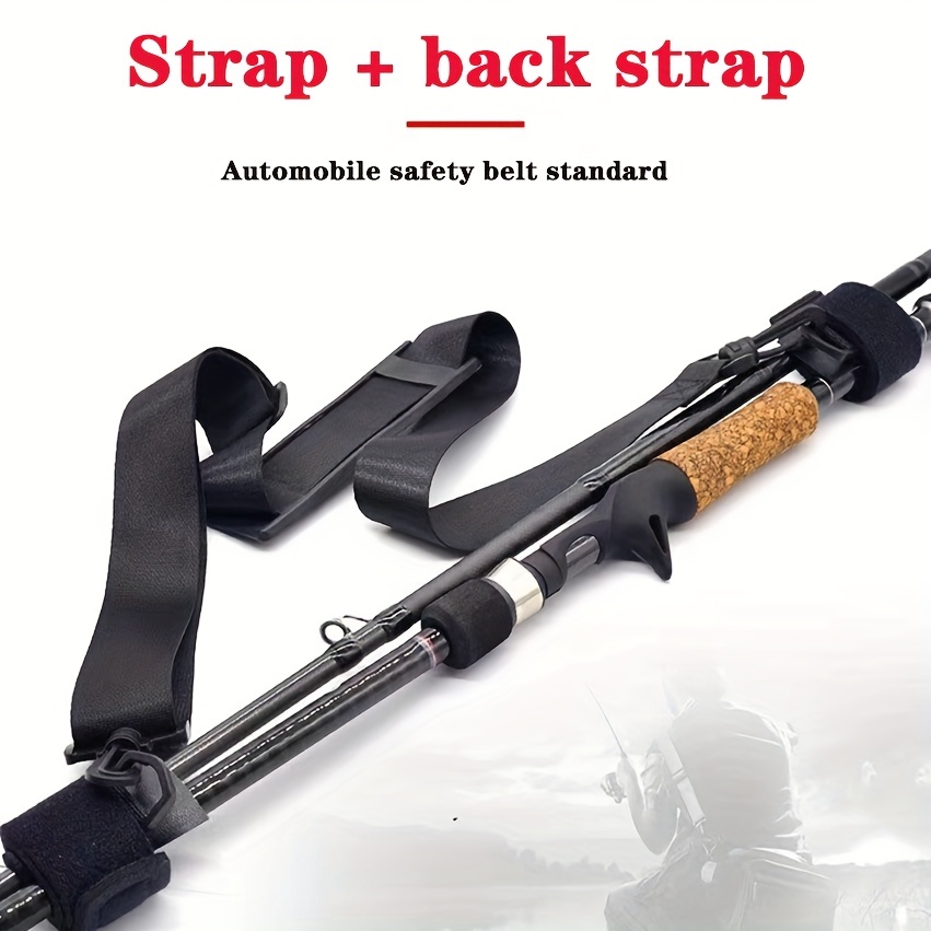Ultimate Fishing Rod Carrier: Adjustable Strap Rod Holders - Temu