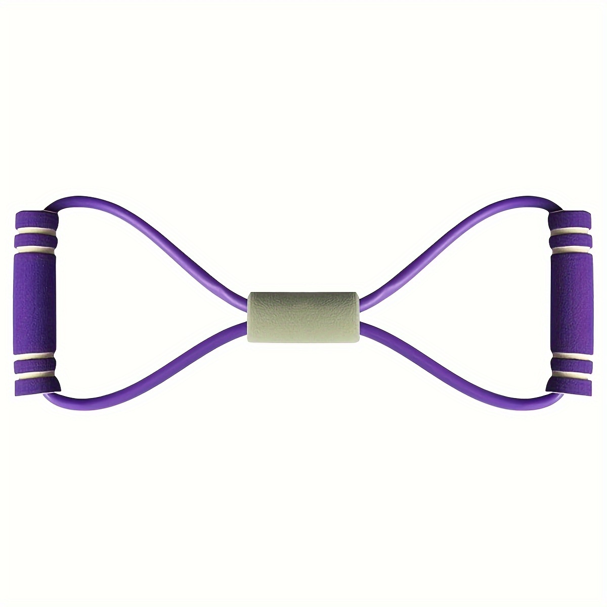 8-Character Resistance Band Puller for Yoga Training