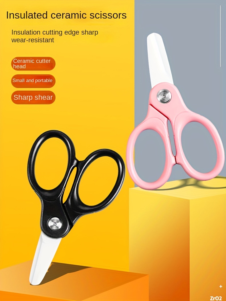 1pc Ceramic Scissors 8 Inches For Household Baby And - Temu