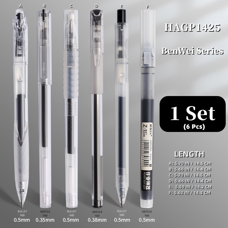 Gel Ink Ballpoint Pen Black Japanese Pen Ultra fine - Temu