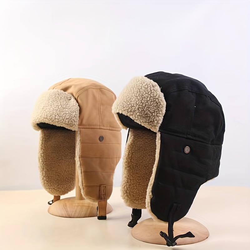 Winter Trendy Ear Protection Hat, Fashion Hat For Outing And
