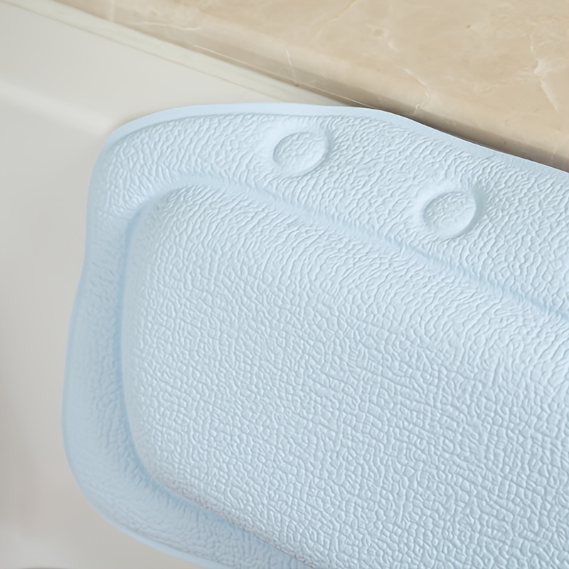 Bath Pillow Comfortable Bath Cushion With Suction Cup Waterproof