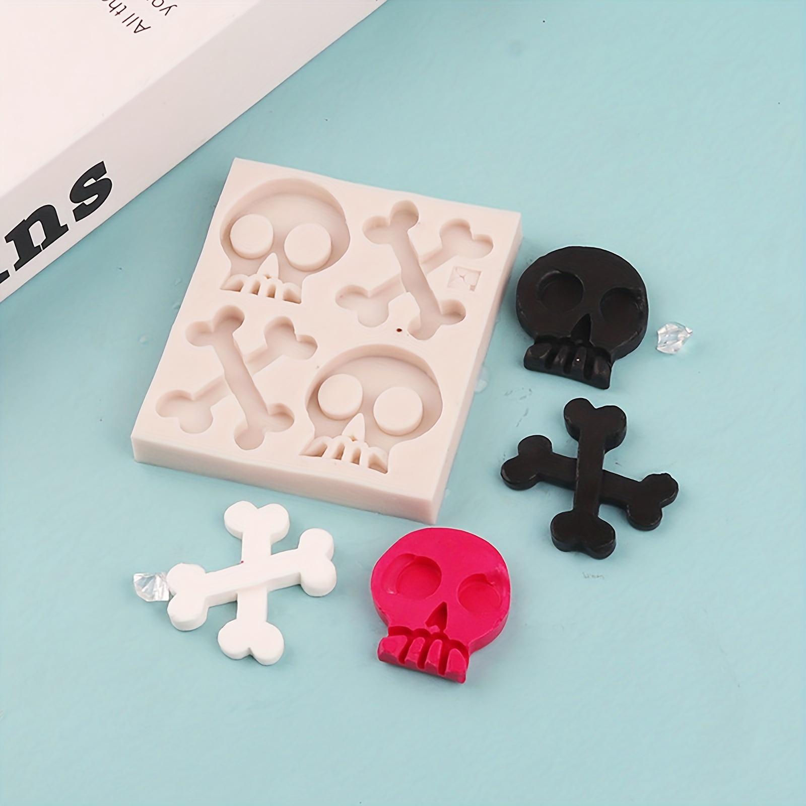 SKULL and BONES Silicone Mold