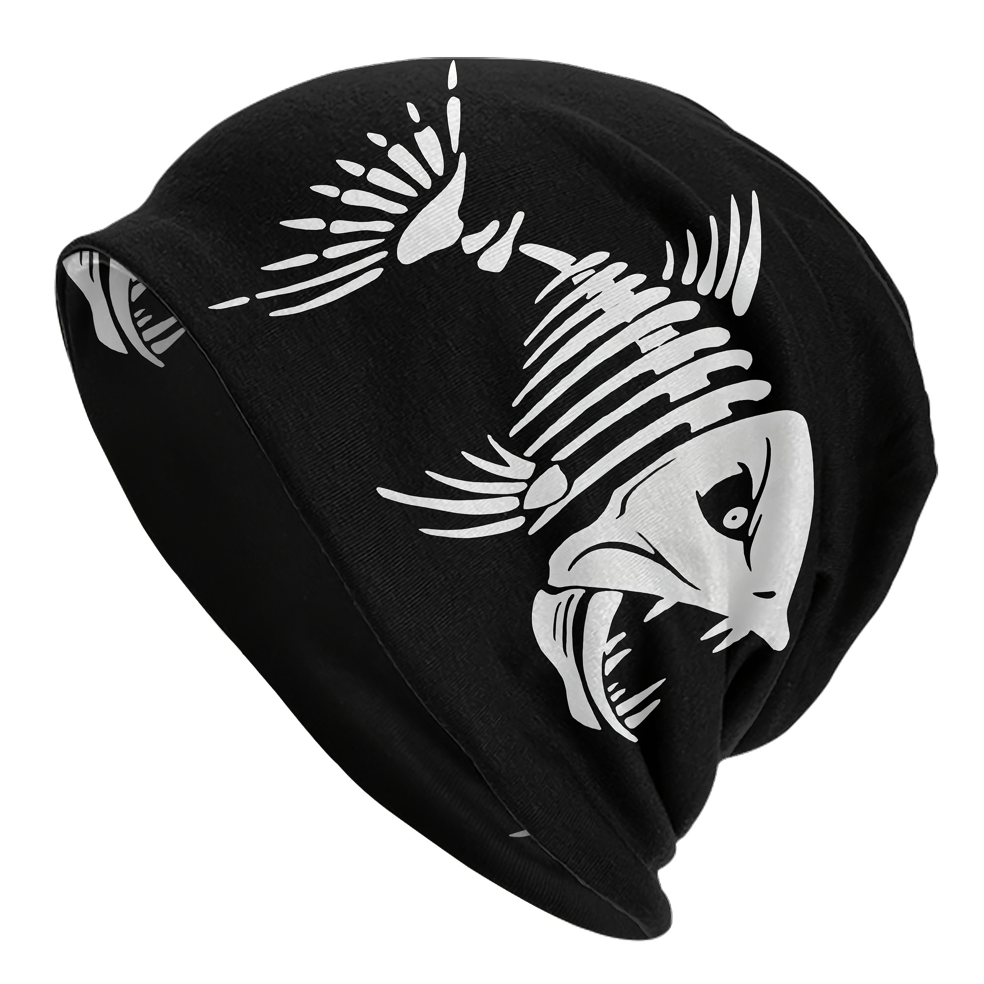 1pc Fish Bone Fishing Skeleton Skullies Pike Hunter Beanies Hat For Men -  Jewelry & Accessories - Temu Canada