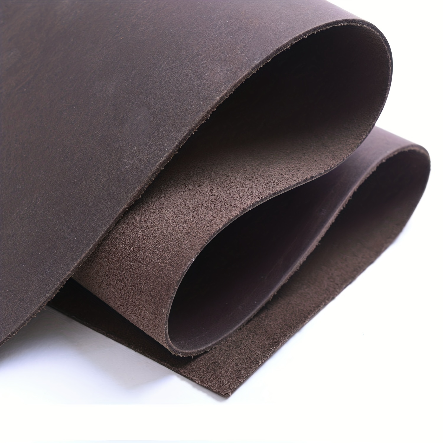 Tooling Leather Sheets Full Grain Leather 3.6mm-4.0mm (9-10oz) Thick  Cowhide Leather Pieces Square for Crafts Heavy Weight(Oil-Waxed Brown  12x24)