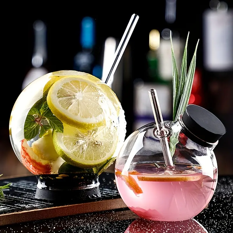 Cocktail Glass Creative Sphere Shaped Reusable Drinking - Temu