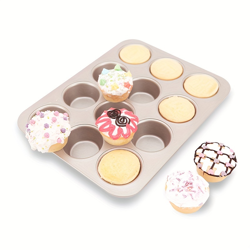 Silicone Mini Cake Pans cupcake Molds reusable Baking Pan - Temu