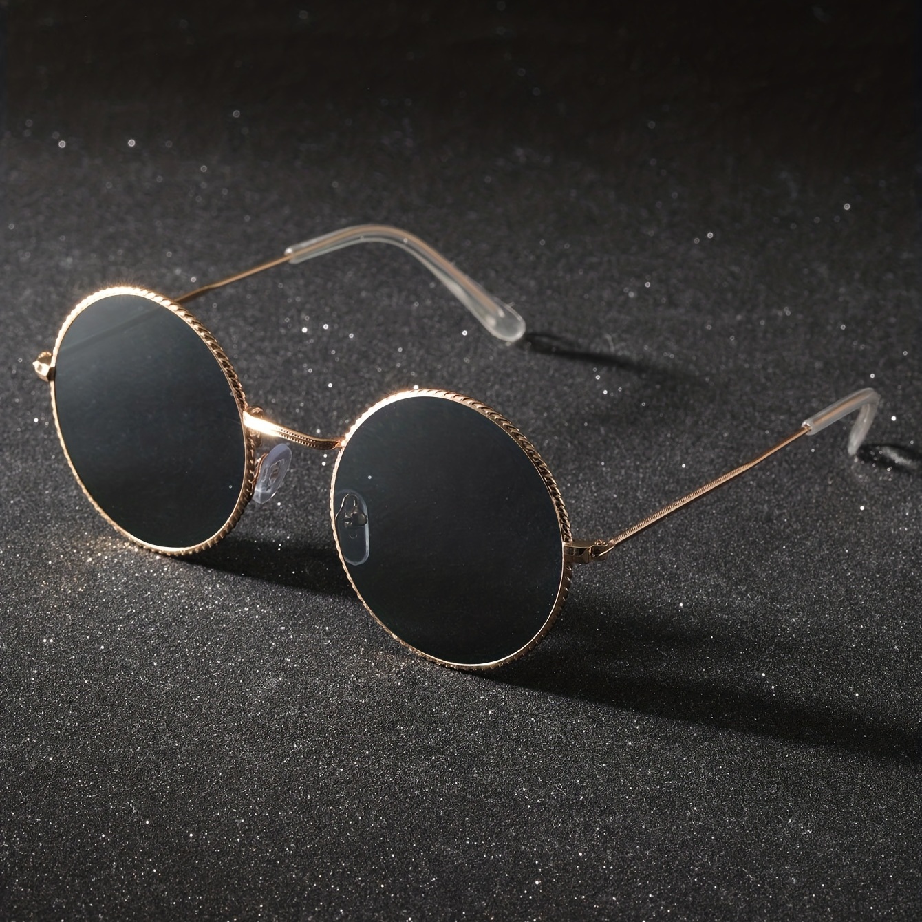 Retro Metal Round Frame Sunglasses