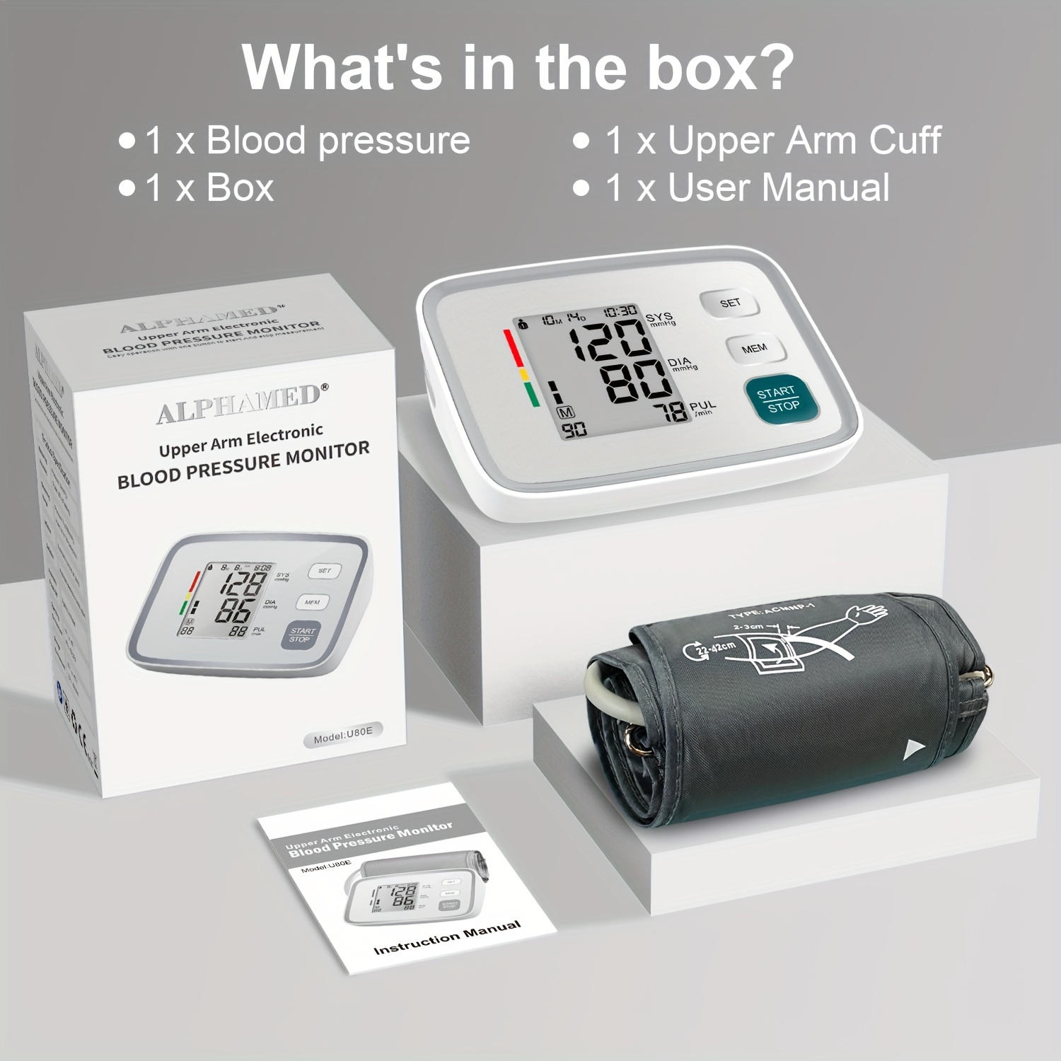 TECH-X Blood Pressure Monitor 5, 7,10 Series Upper Arm Blood